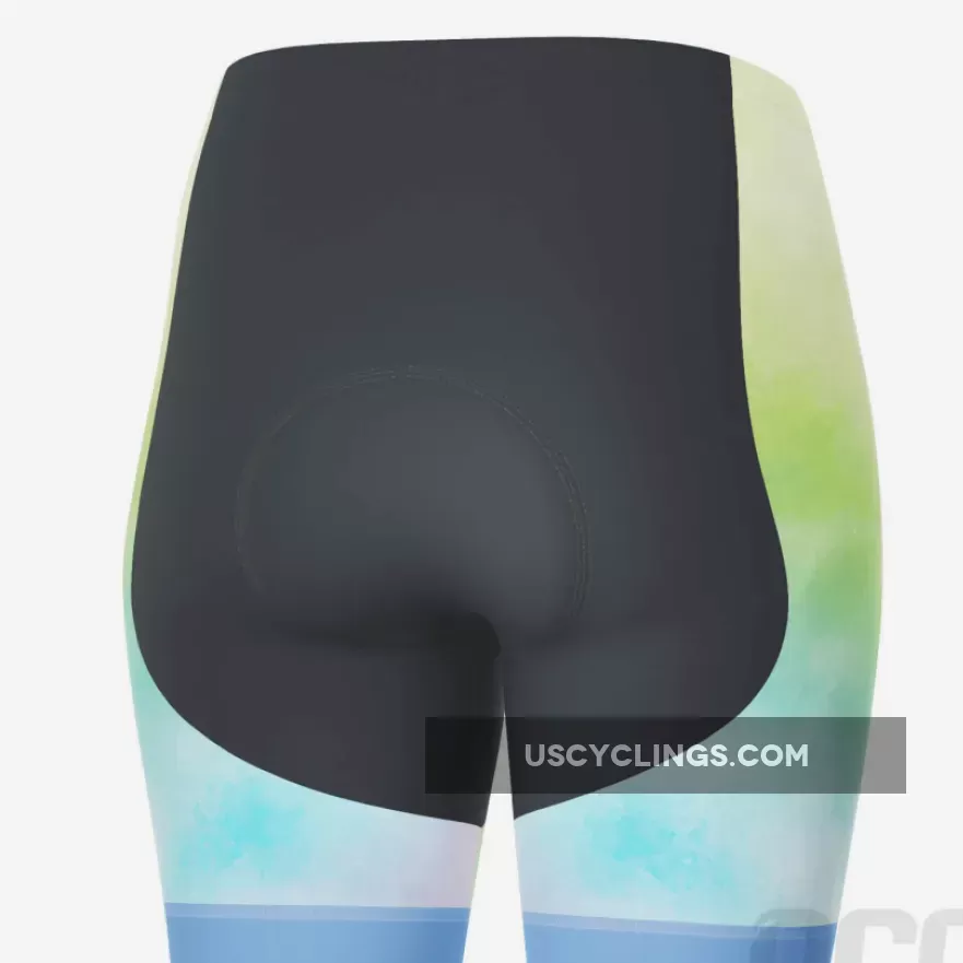 Women's Rainbows and Unicorns Gel Padded Cycling Shorts #womens rainbows