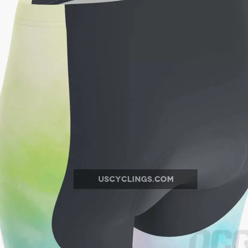 Women's Rainbows and Unicorns Gel Padded Cycling Shorts #womens rainbows