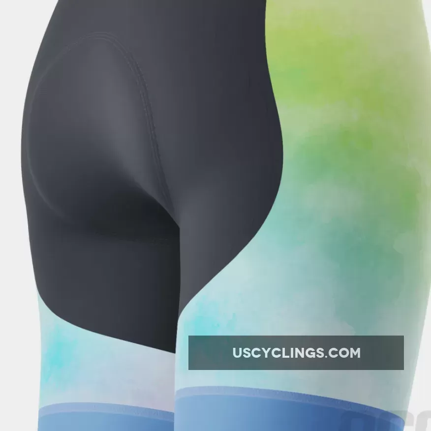 Women's Rainbows and Unicorns Gel Padded Cycling Shorts #womens rainbows