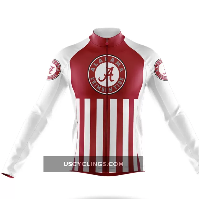University of Alabama USA Long Sleeve Cycling Jersey