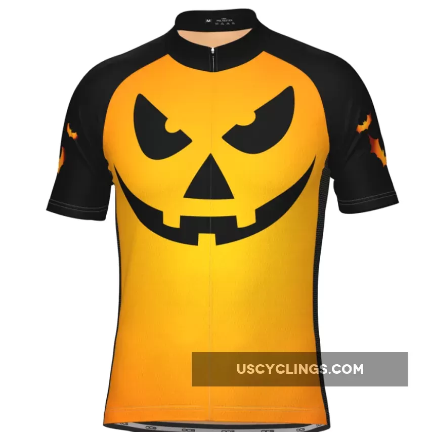 Men's Pumpkin Head Short Sleeve Cycling Jersey New Releases