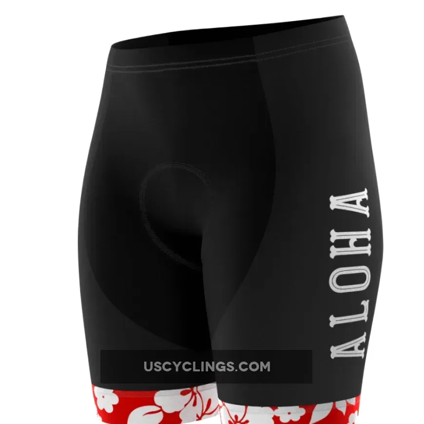Women's Hawaiian Aloha Pro-Band Cycling Shorts Online