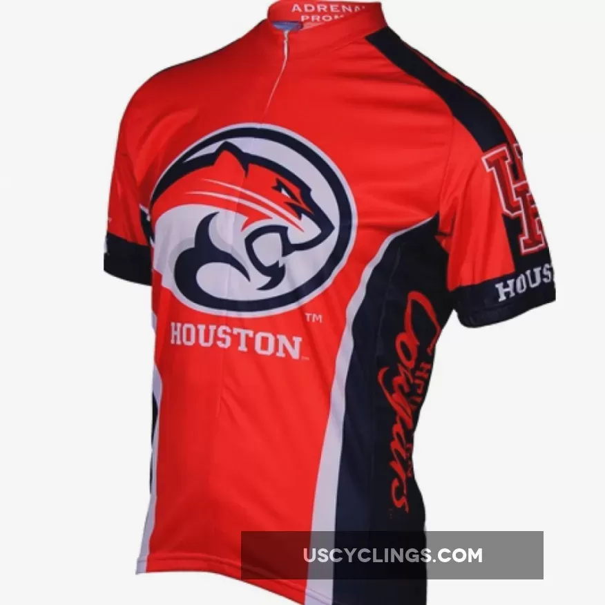 UH University Of Houston Cougars Cycling Short Sleeve Jersey For Sale