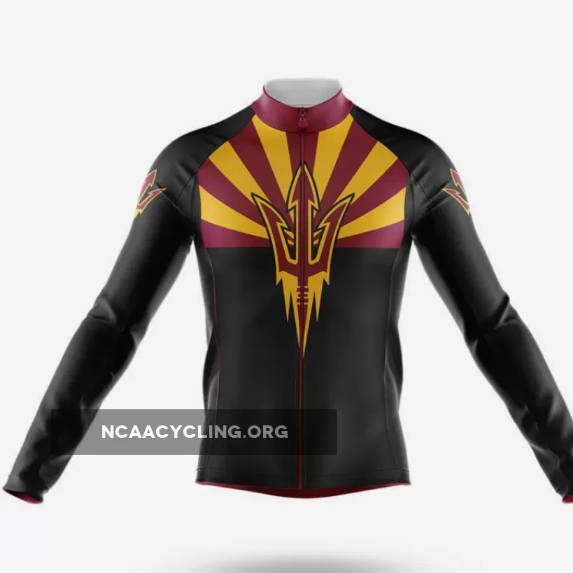 Arizona State University AZ Long Sleeve Cycling Jersey Only
