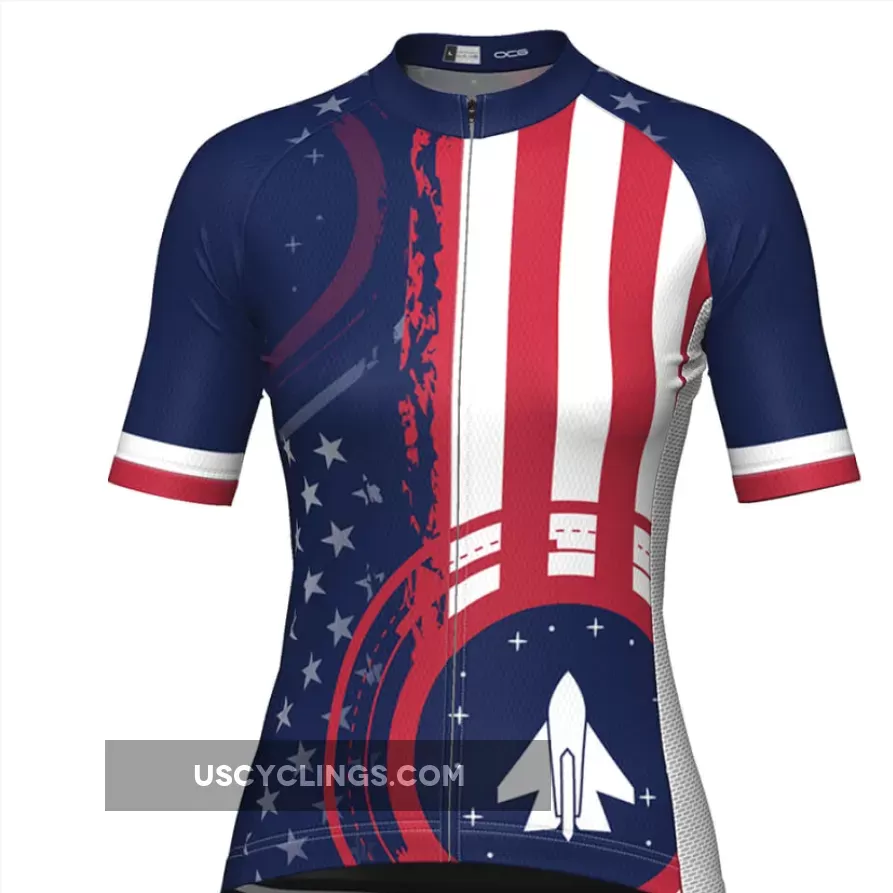 Women's Air Force American Flag Armed Forces Cycling Jersey armed forces bike race