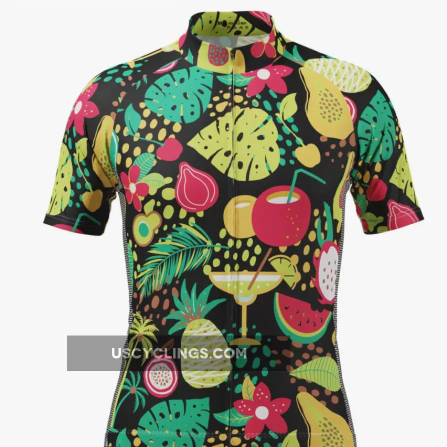 Men's Fruit Cocktail Short Sleeve Cycling Jersey For Sale