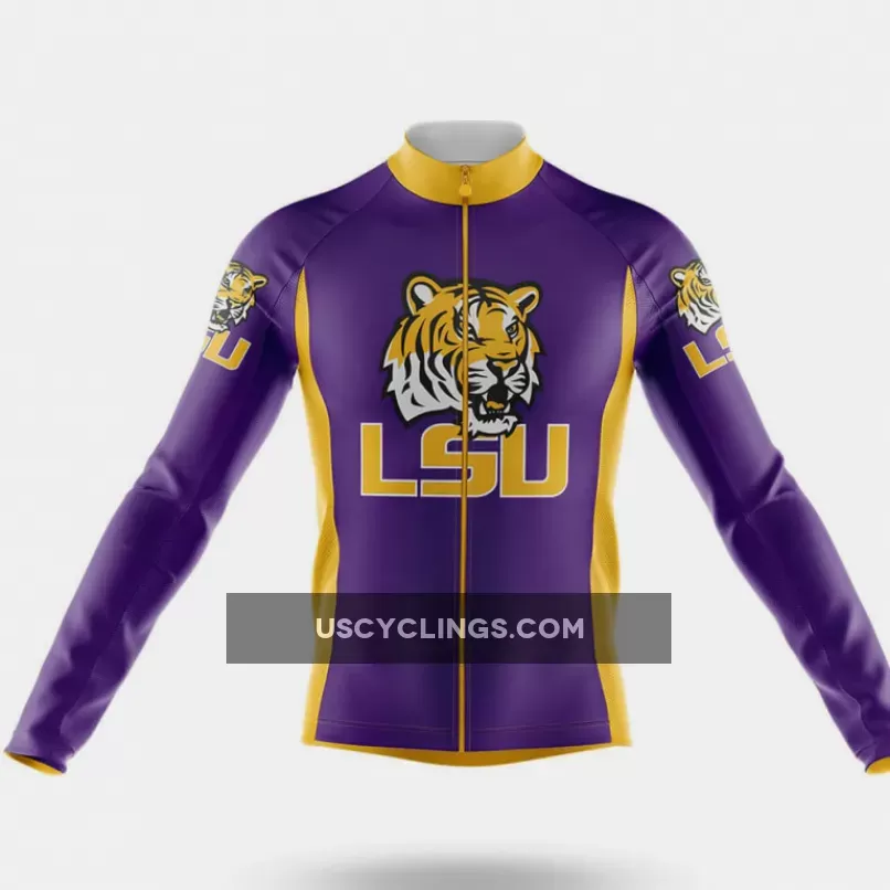 Louisiana State Tigers Long Sleeve Cycling Jersey Only