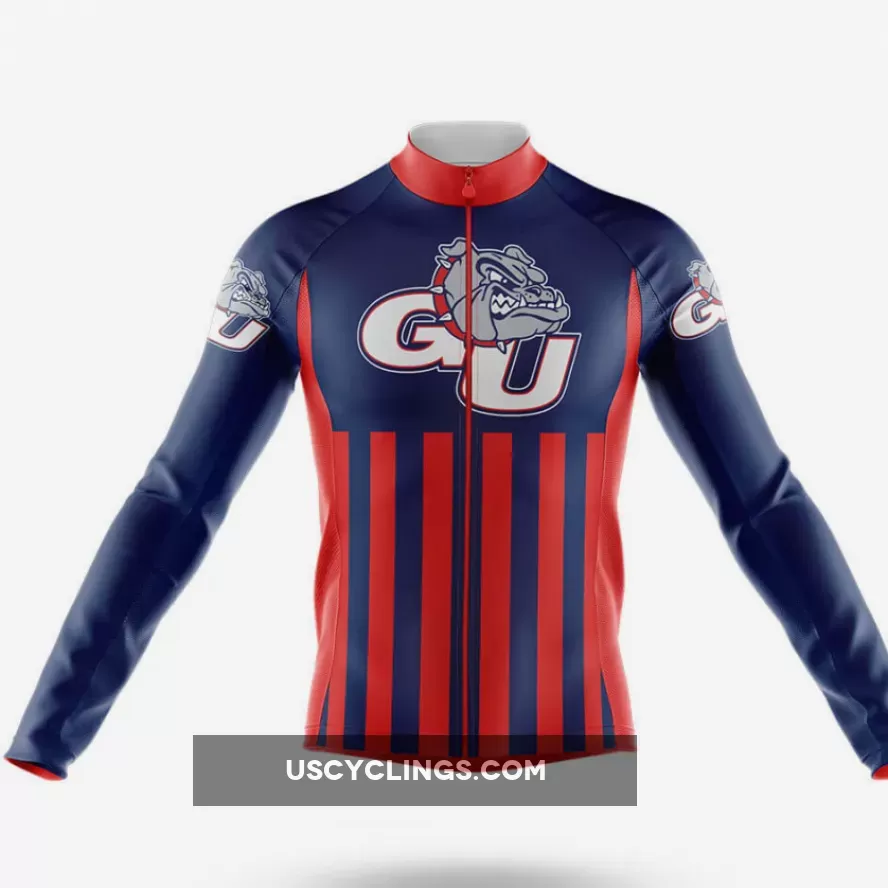Gonzaga University USA Long Sleeve Cycling Jersey