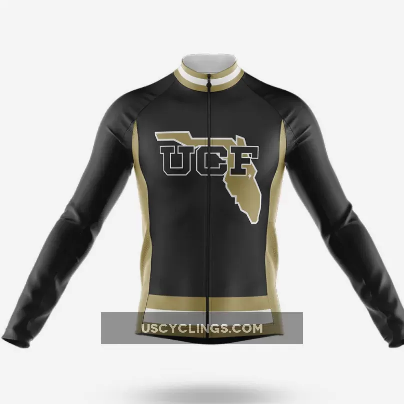Central Florida Knights Long Sleeve Cycling Jersey For Sale