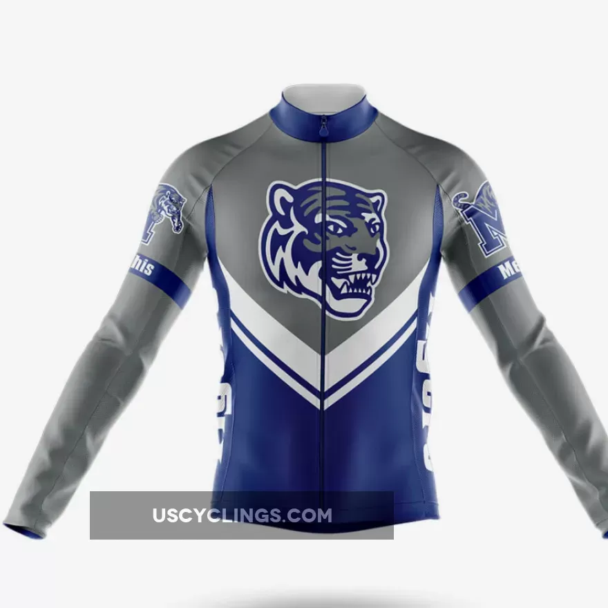 University of Memphis Long Sleeve Cycling Jersey Ver.3