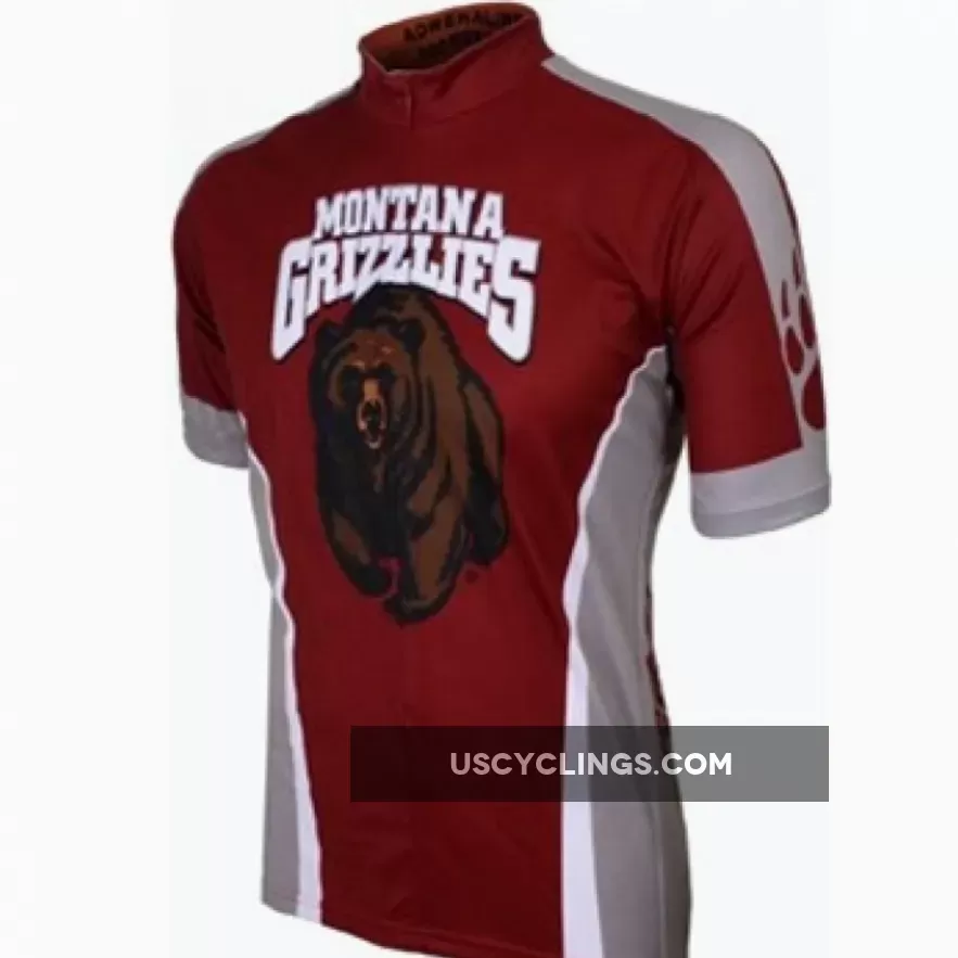 UM University Of Montana Grizzlies Cycling Short Sleeve Jersey New Releases