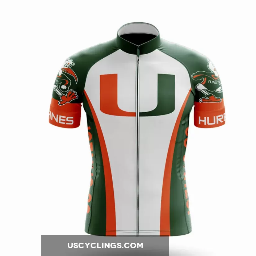 Mens Cycling Jerseys Miami Hurricanes - Men's Cycling / Jersey Only