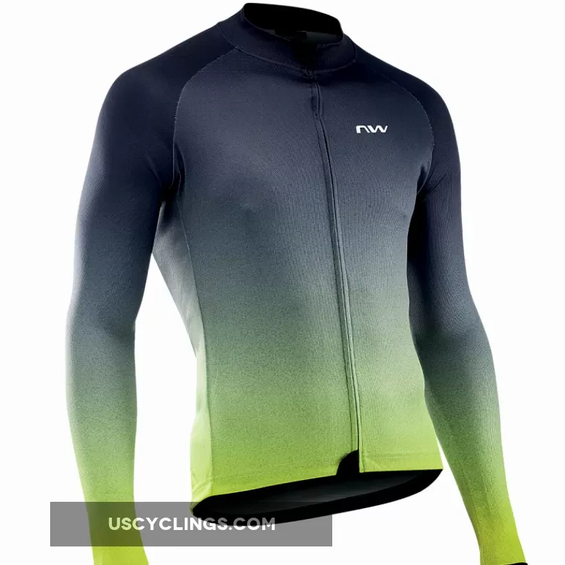 Northwave Blade 3 Long Sleeves Jersey - Yellow 89181221-84 For Sale