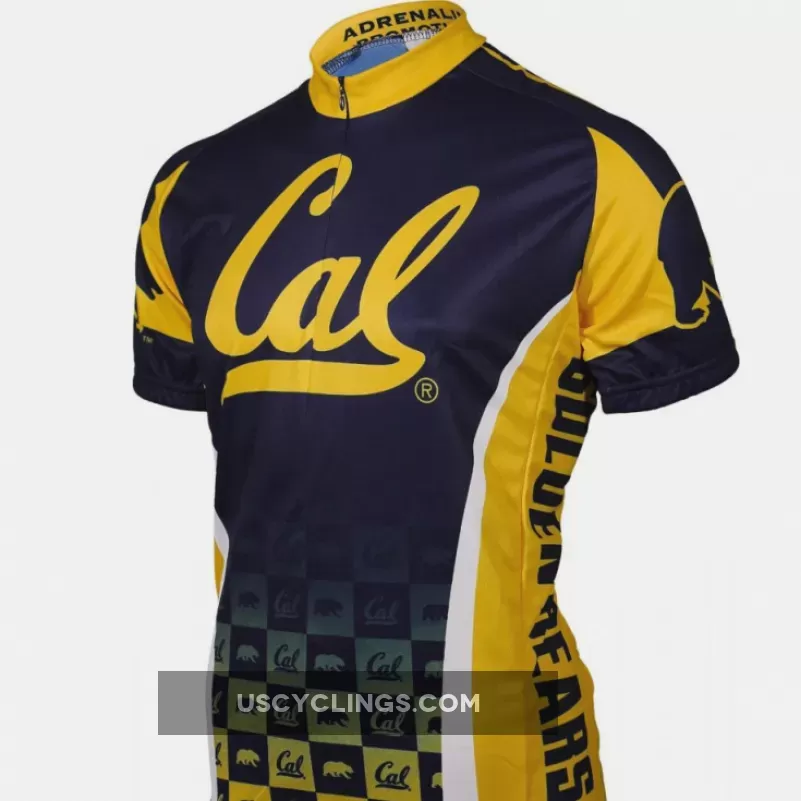 NCAA California Golden Bears Short Sleeve Cycling Jerseys