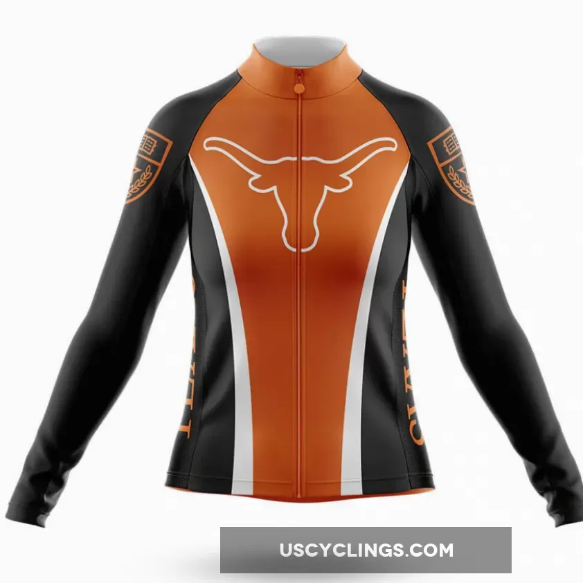 University of Texas Austin - Women's Long Sleeve Cycling Jersey Only