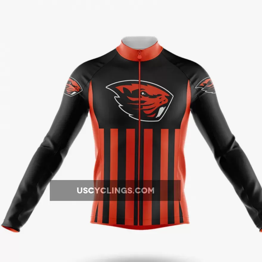 Oregon State University USA Long Sleeve Cycling Jersey