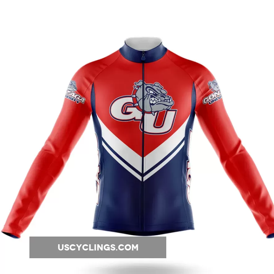Gonzaga University Long Sleeve Cycling Jersey Ver.3
