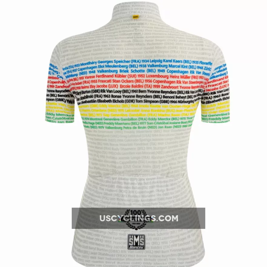 Santini UCI Road 100 Champions Women Jersey RE95475SCHAMP-1 For Sale