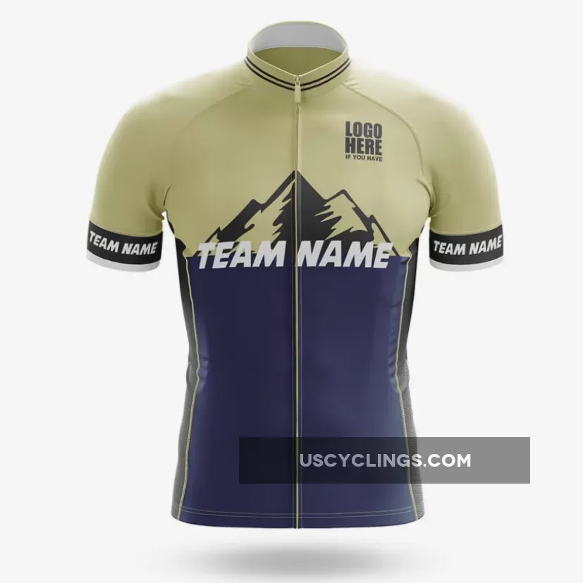 Custom Team Name V3 Navy - Men's Cycling / Jersey Only