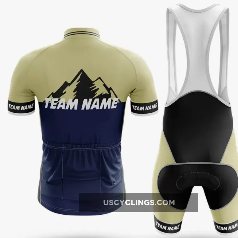 Custom Team Name V3 Navy - Men's Cycling / Jersey Only