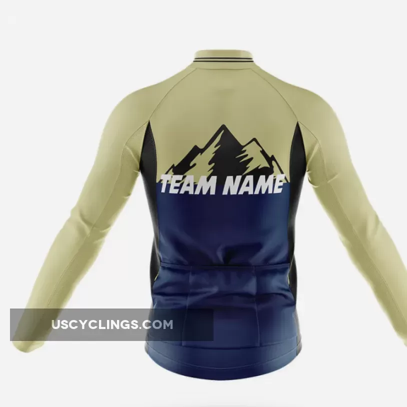Custom Team Name V3 Navy - Men's Cycling / Jersey Only