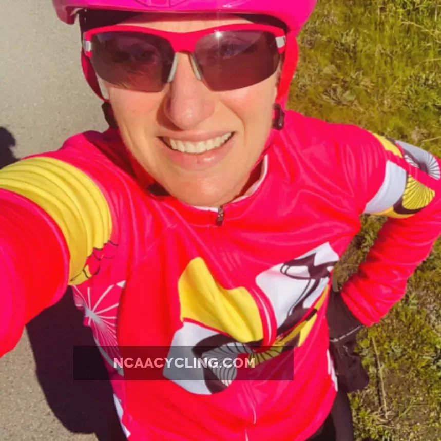 Women's Born to Ride Long Sleeve Pink Cycling Jersey