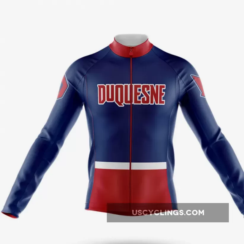 Duquesne Dukes Long Sleeve Cycling Jersey Only For Sale