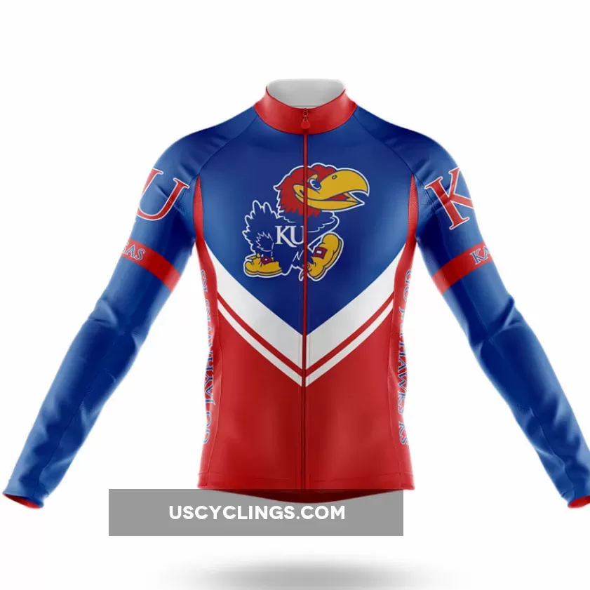 University of Kansas V3 Long Sleeve Cycling Jersey Only
