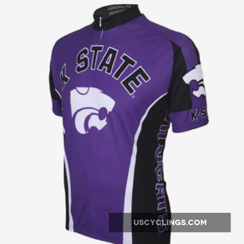 NCAA KSU K-State Kansas State Wildcats Cycling Jerseys