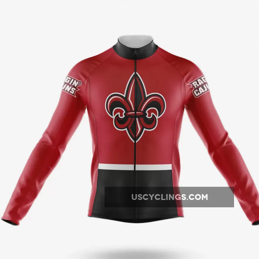 Louisiana Ragin Cajuns Long Sleeve Cycling Jersey Restock
