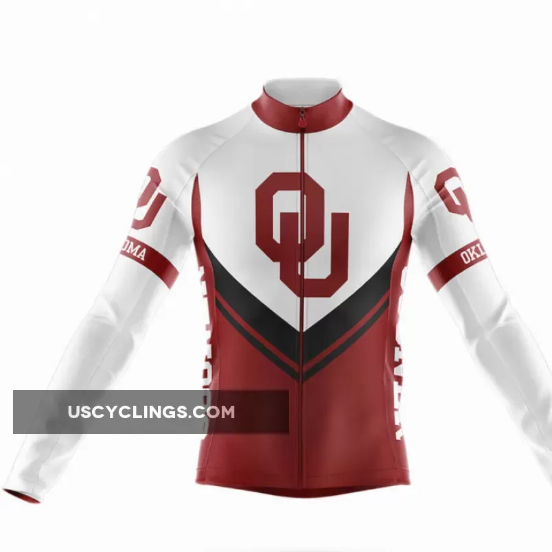 University of Oklahoma Long Sleeve Cycling Jersey Ver.3