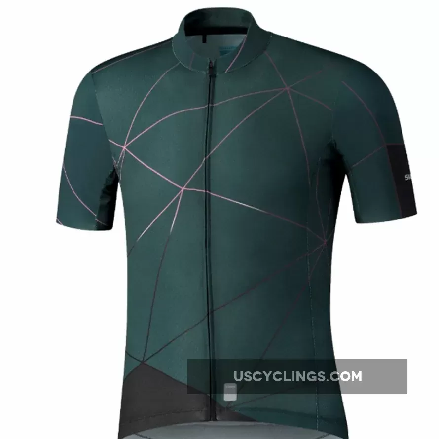 Online Shimano Breakaway Jersey - Green