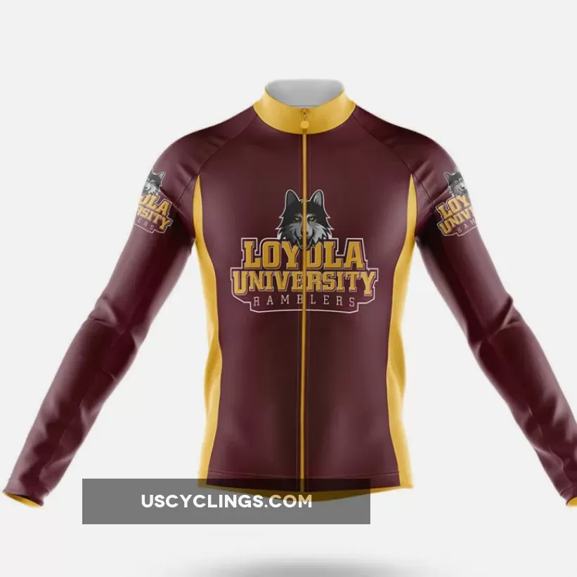 Loyola Chicago Long Sleeve Cycling Jersey Only New Releases