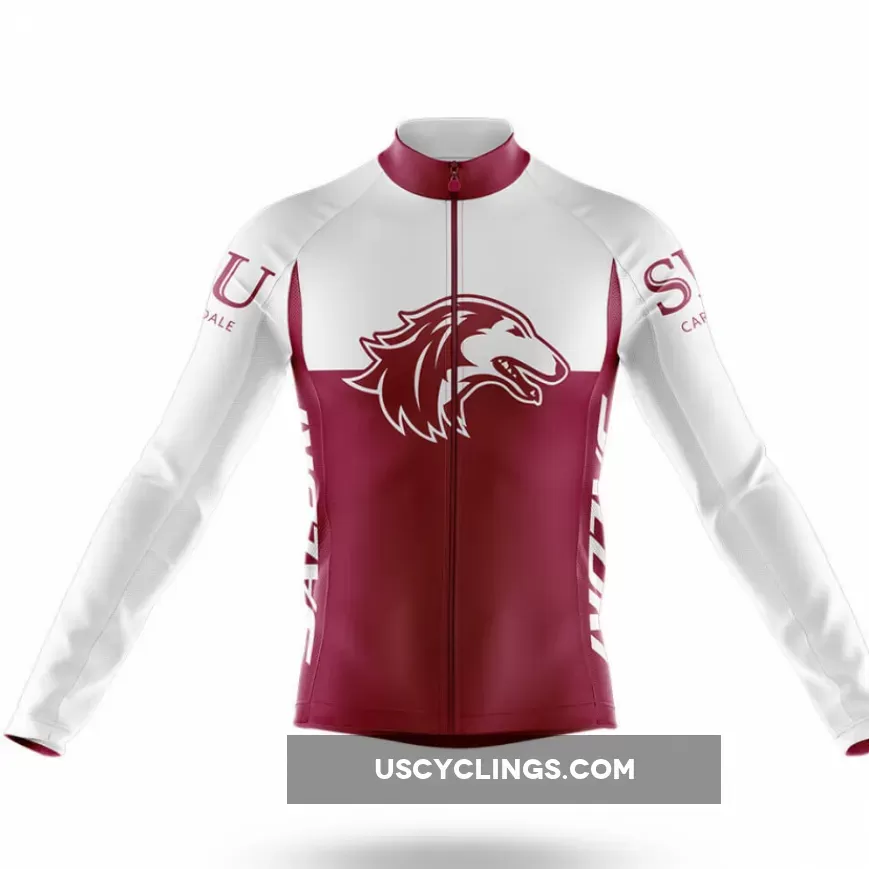 Southern Illinois University Carbondale Long Sleeve Cycling Jersey Ver.2