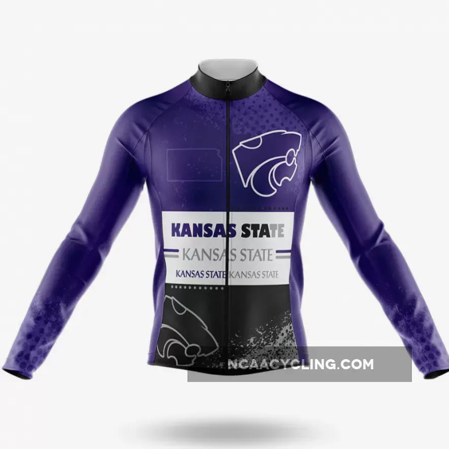 Kansas State University Cycle Long Sleeve Cycling Jersey Only