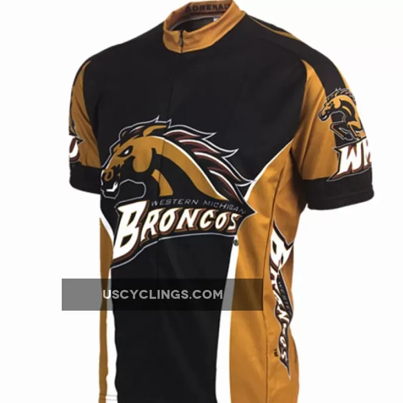 Western Michigan University Buster Bronco Cycling Short Sleeve Jersey For Sale