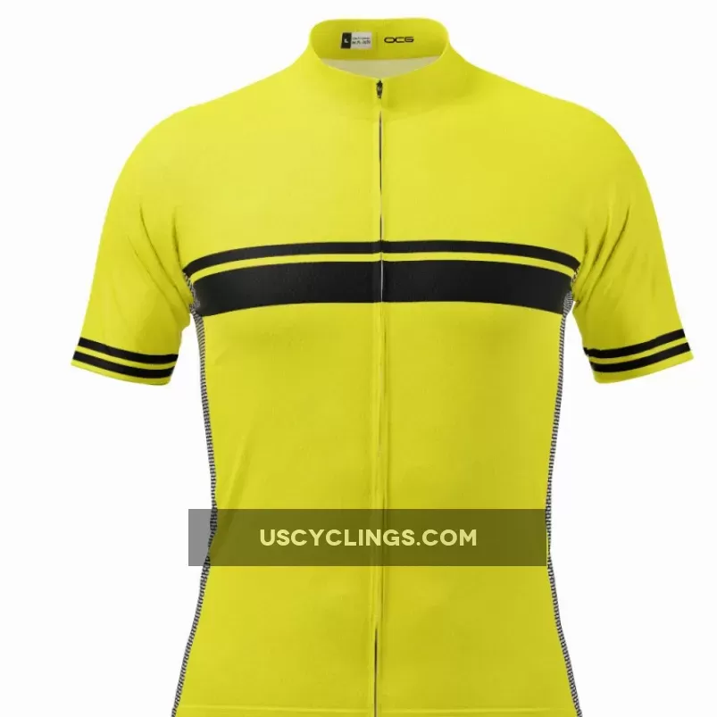 Men's Classic Stripe Short Sleeve Cycling Jersey New Releases