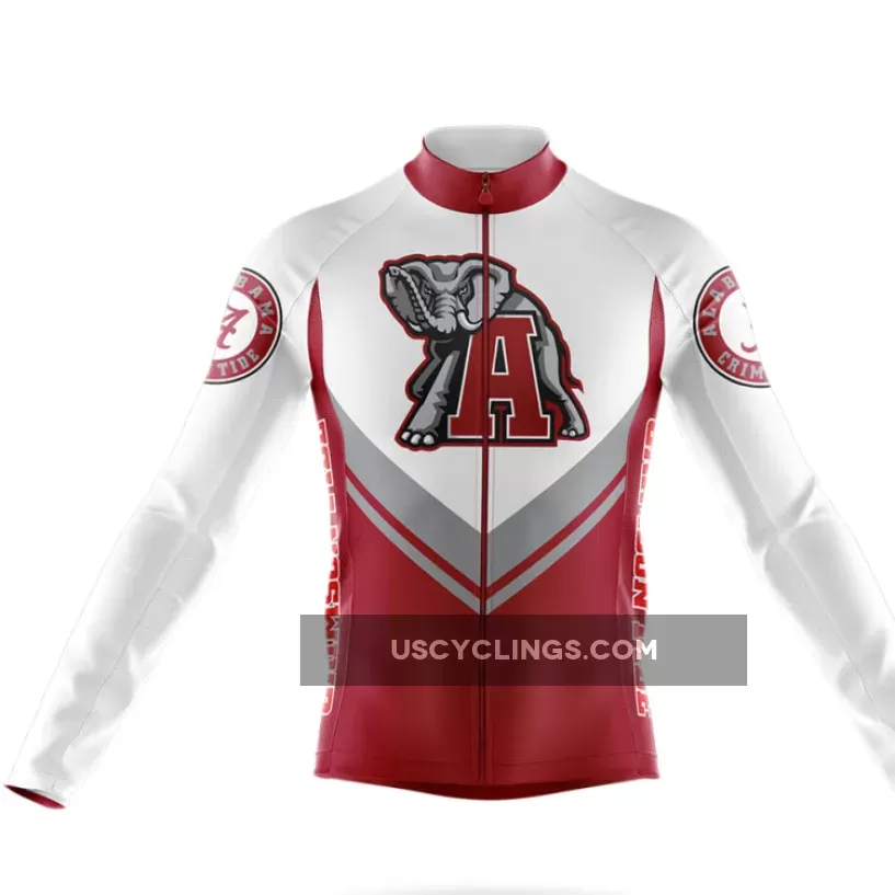 University of Alabama Long Sleeve Cycling Jersey Ver.3