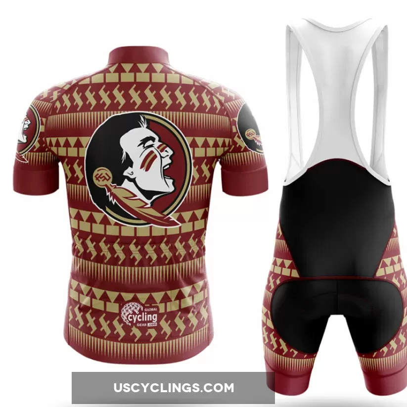 New Releases FSU Chevron Long Sleeve Cycling Jersey Only
