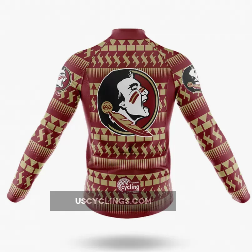New Releases FSU Chevron Long Sleeve Cycling Jersey Only
