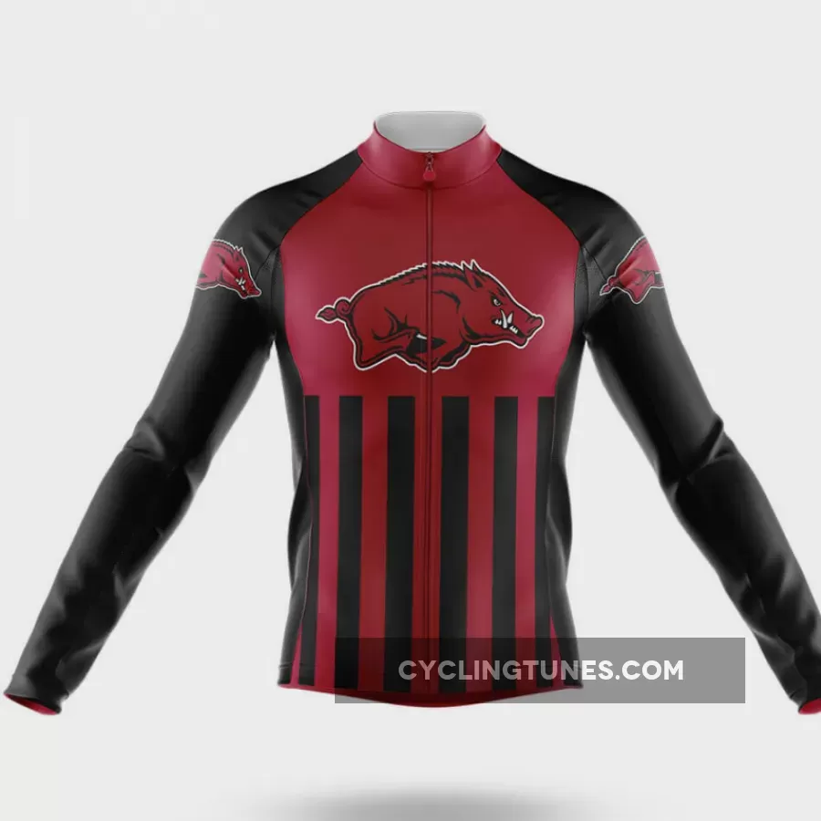 University of Arkansas USA Long Sleeve Cycling Jersey Only