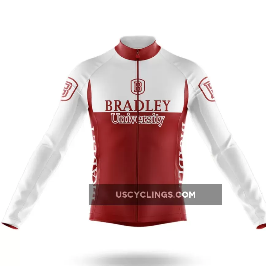 Bradley University Long Sleeve Cycling Jersey Ver.2