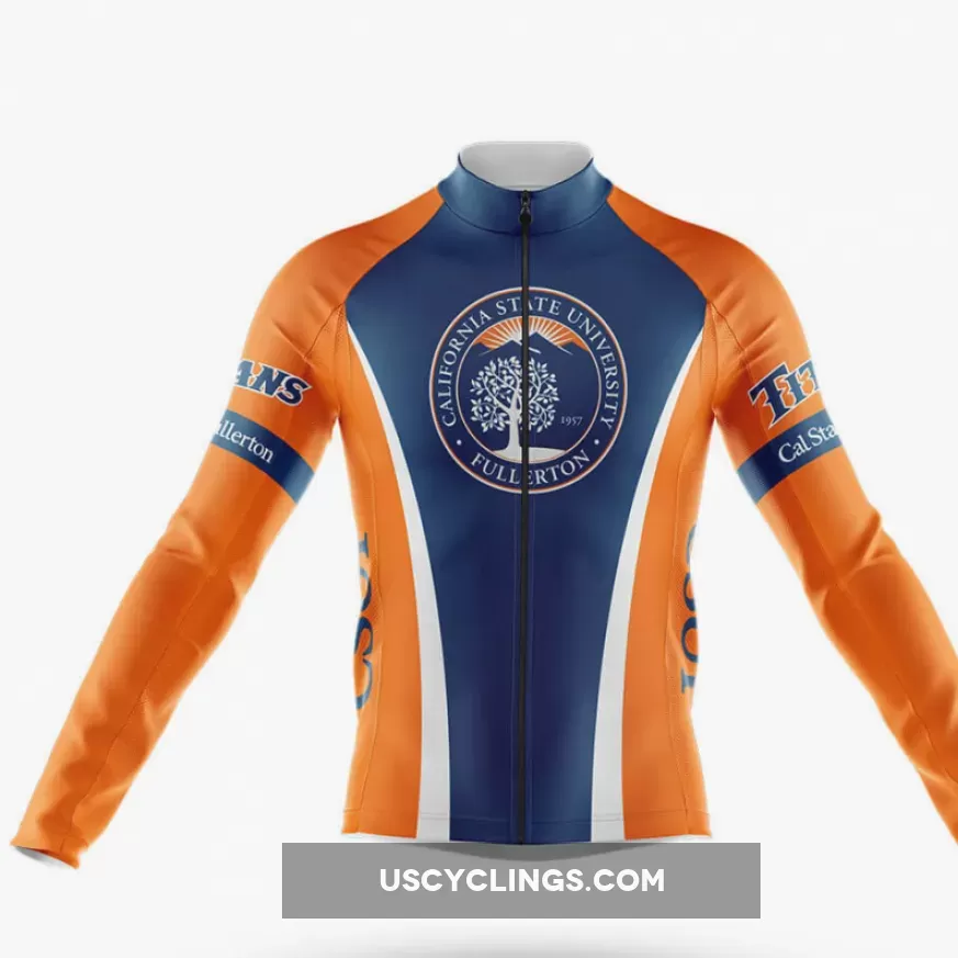 California State University Fullerton Long Sleeve Cycling Jersey