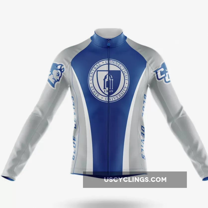 Central Connecticut State University Long Sleeve Cycling Jersey