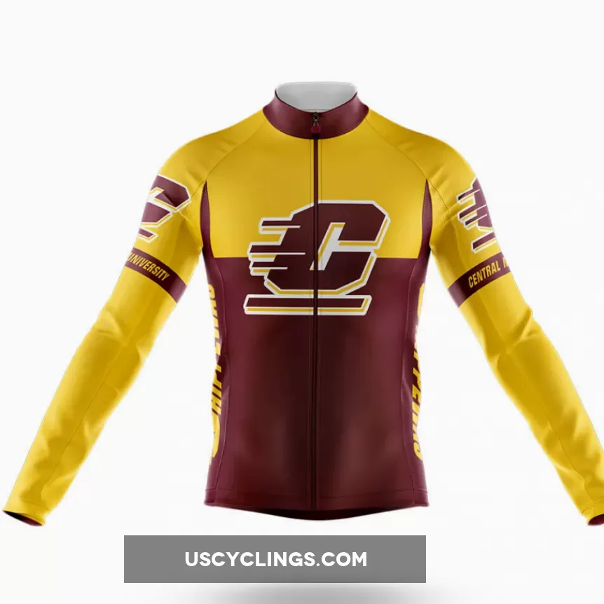 Central Michigan University Long Sleeve Cycling Jersey Ver.2