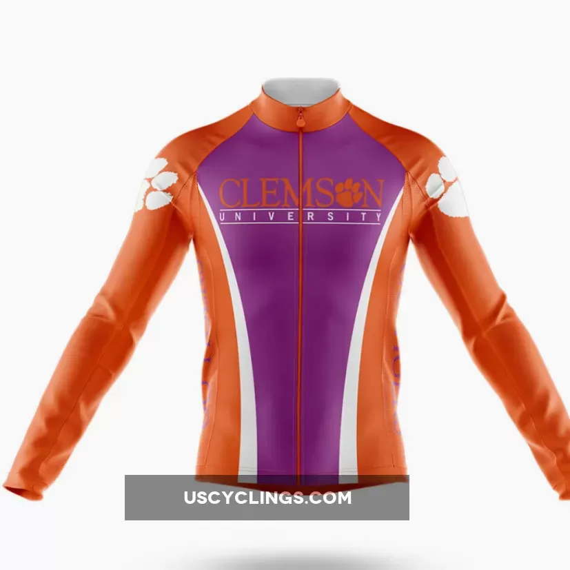 Clemson University Long Sleeve Cycling Jersey