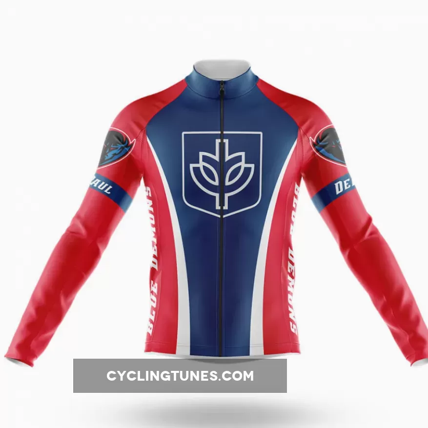 DePaul University Long Sleeve Cycling Jersey