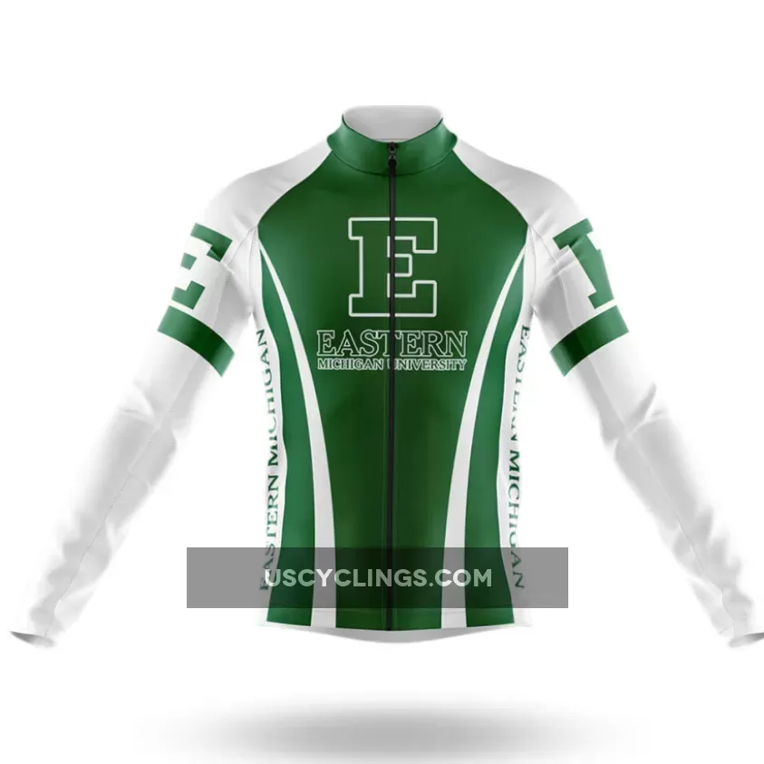 Eastern Michigan University Long Sleeve Cycling Jersey
