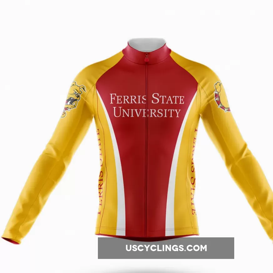 Ferris State University Long Sleeve Cycling Jersey
