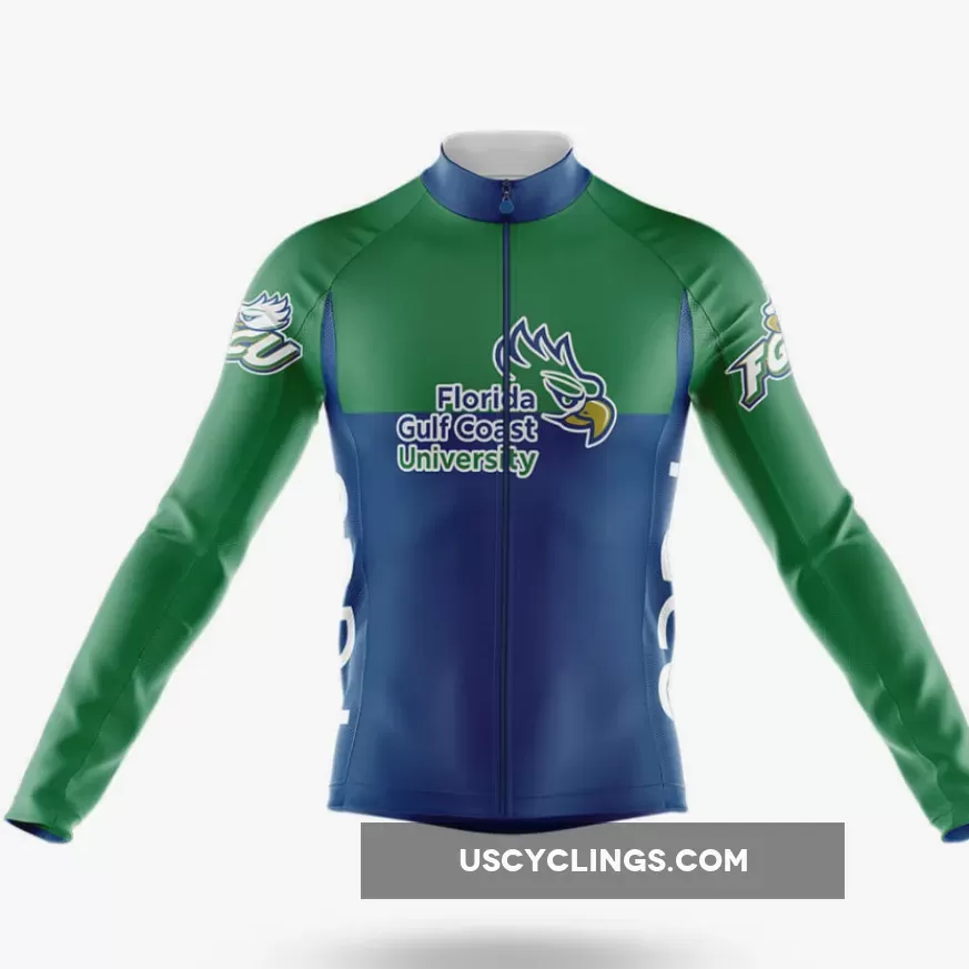 Florida Gulf Coast University Long Sleeve Cycling Jersey Ver.2